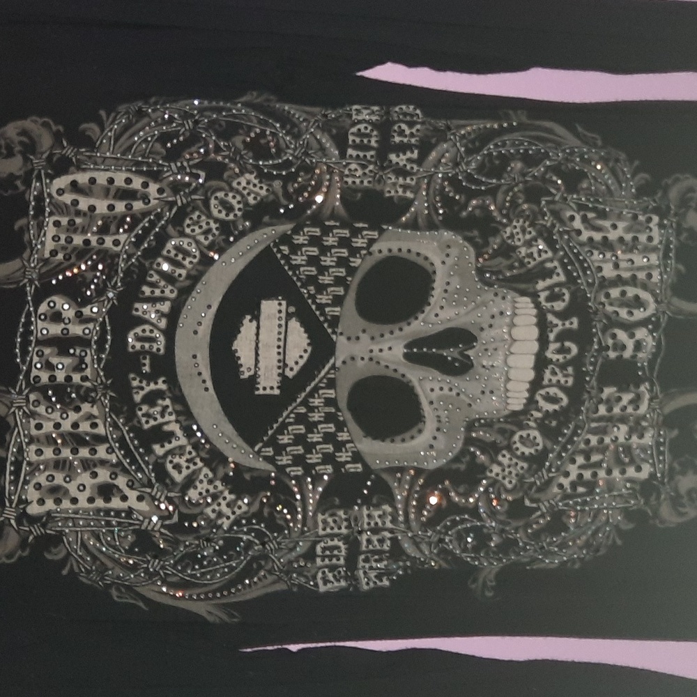 Long sleeve Harley-Davidson rhinestone top